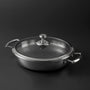 Jumbo Gourmet 3PLY İndüksiyon Tabanlı Çelik Pilav Tenceresi 24 cm