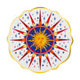 Baci Milano Dolce Vita 6'lı Sun Pasta Tabağı 21 cm Porselen
